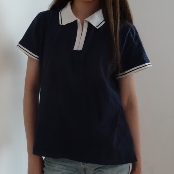 NAVY LIZGOLF POLO TEE - Picture 3 of 5